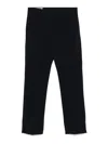 Incotex Contemporary Crop Trousers Pressed Crease In Black