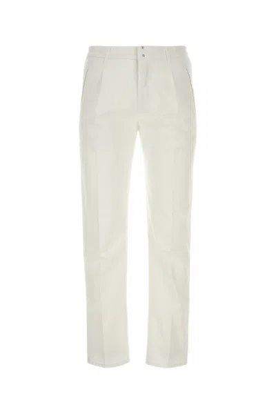 INCOTEX INCOTEX WHITE COTTON PANT