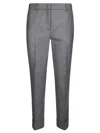 Incotex Slim-cut Tailored Trousers In Gray