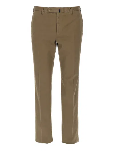 Incotex Pantalone In Cotone In Brown