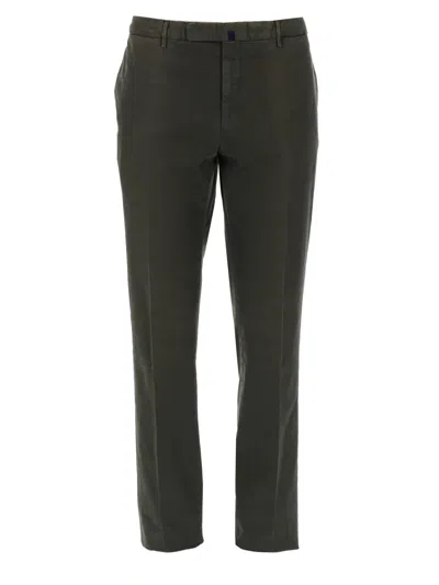 Incotex Pantalone In Cotone In Green