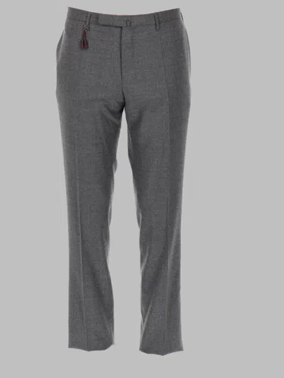 Incotex Pantalone In Lana In Gray
