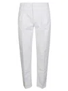 Incotex Ppt Trousers With Back Pockets And Belt Loops In Bianco