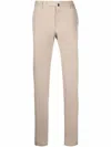 Incotex Trousers Back Pockets Belt Loops Side Pockets In Beige Chiaro