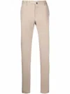 Incotex Trousers Back Pockets Belt Loops Side Pockets In Brown