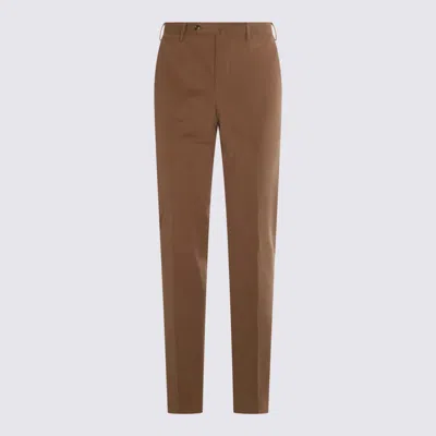 Incotex Relaxed Fit Trousers Featuring Pockets In Brown