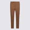 Incotex Relaxed Fit Trousers Featuring Pockets In Brown