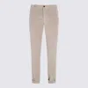 Incotex Light Beige Cotton Pants In Brown