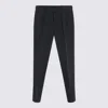Incotex Trousers Front Pleats Belt Loops In Black