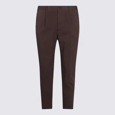 Incotex Pantaloni Marrone In Brown