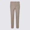 Incotex Relaxed Fit Trousers Featuring Pockets In Brown