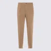 Incotex Trousers Light And Natural In Beige