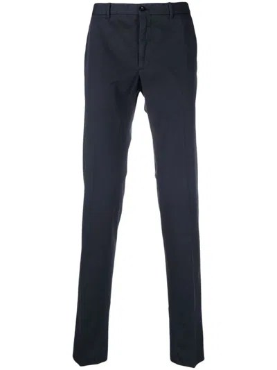 Incotex Trousers Back Pockets Belt Loops Side Pockets In Blue