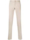 Incotex Trousers With Belt Loops And Pockets In Pink