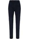 Incotex Stretch Cotton Pant With Front And Back Pockets In Blue