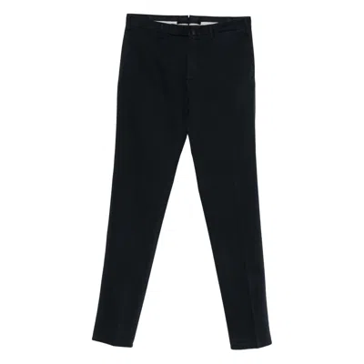 Incotex Pants Blue In Black