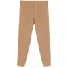 Incotex Tapered-leg Trousers In Brown