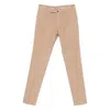 Incotex Stretch-cotton Trousers In Brown