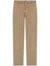 Incotex Trousers With Back Pockets And Belt Loops In Brown