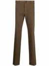 Incotex Slim Cut Chino Trousers Back Side Pockets