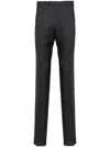 Incotex Straight Leg Trousers With Pockets And Belt Loops In Gray