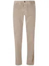 Incotex Slim Fit Stretch Corduroy Pants In Nude & Neutrals