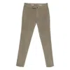 Incotex Stretch-cotton Trousers In Green
