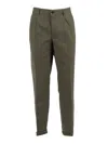 Incotex Pleated Trousers In Green