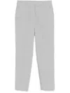 Incotex Trousers With Back Pockets And Belt Loops In Grey