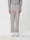 Incotex Pants  Men Color Beige In Gray