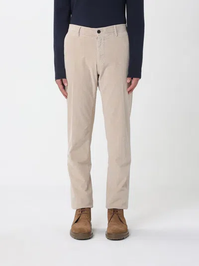 Incotex Pants  Men Color Beige In Nude