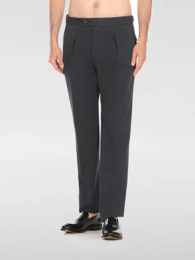 Incotex Pantalone  Uomo Colore Blue In Black
