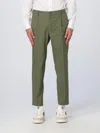 Incotex High Comfort Cotton Trouser In Green
