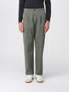 Incotex Pants  Men Color Green In Gray