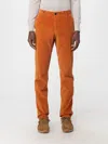 Incotex Corduroy Trousers In Orange