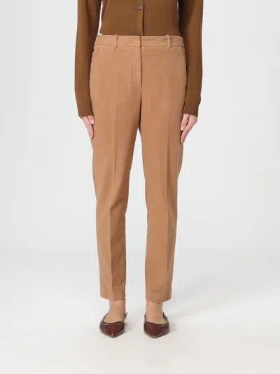 Incotex Pants  Woman Color Beige In Brown