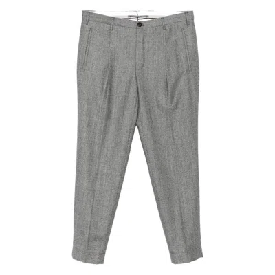 Incotex Pleated Trousers In Gray