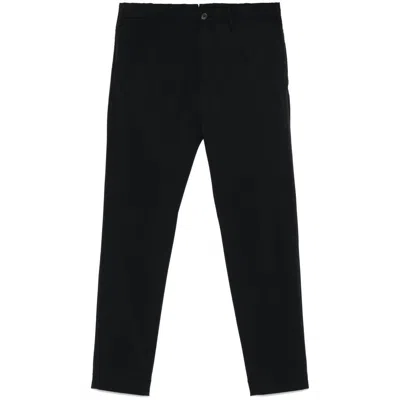 Incotex Midnight Blue Wool Blend Trousers