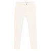 Incotex Trousers With Back Pockets And Belt Loops In White