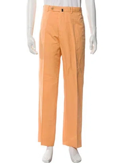 Pre-owned Incotex Pants In Orange