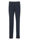 Incotex Blue Panama Cotton Pants