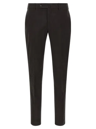 Incotex Pattern 30 Pants In Black
