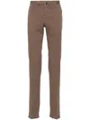 Incotex Skinny Trousers In Brown