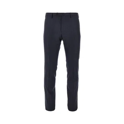 Incotex 'pattern 30' Wool And Cashmere Pants In Blue