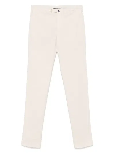 Incotex Pattern 39 Chino Trousers In White