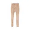 Incotex Corduroy Trousers In Nude