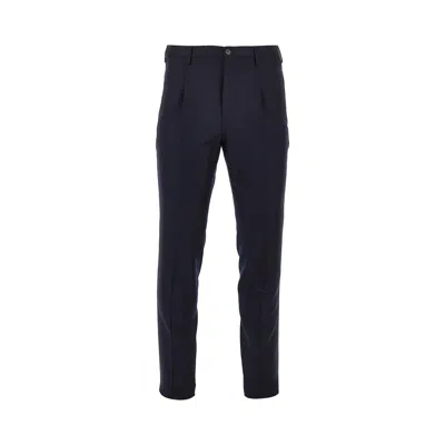 Incotex 'pattern 54' Super 100's Wool Pants In Blue