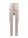 Incotex Pattern 54 Virgin Wool Trouser With Pinces In Beige