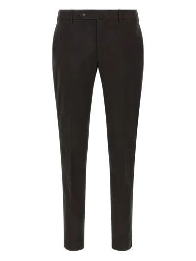 INCOTEX PATTERN30 ZIP-FLY TROUSERS
