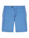 Incotex Patterned Swimsuit In Blue